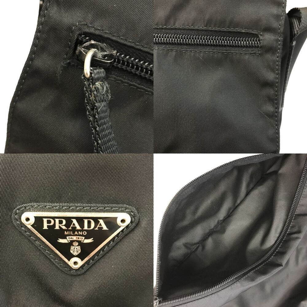 Prada Zip Buckle Messenger Bag Tessuto #252249P64B - Picture 6 of 9